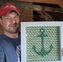 Load image into Gallery viewer, 12x12in Laser Etched Anchor
