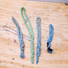 Load image into Gallery viewer, Box of rope ends, splices, and knots.
