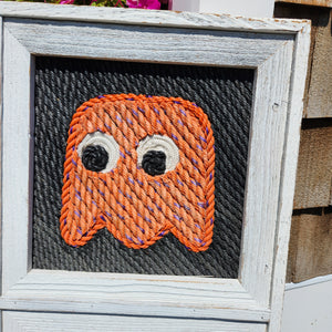 Pac-Man Rope Art