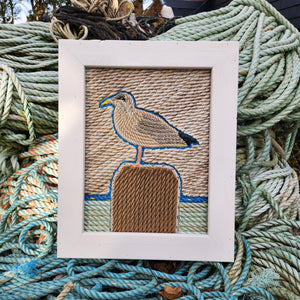 16x20in Harborside Seagull