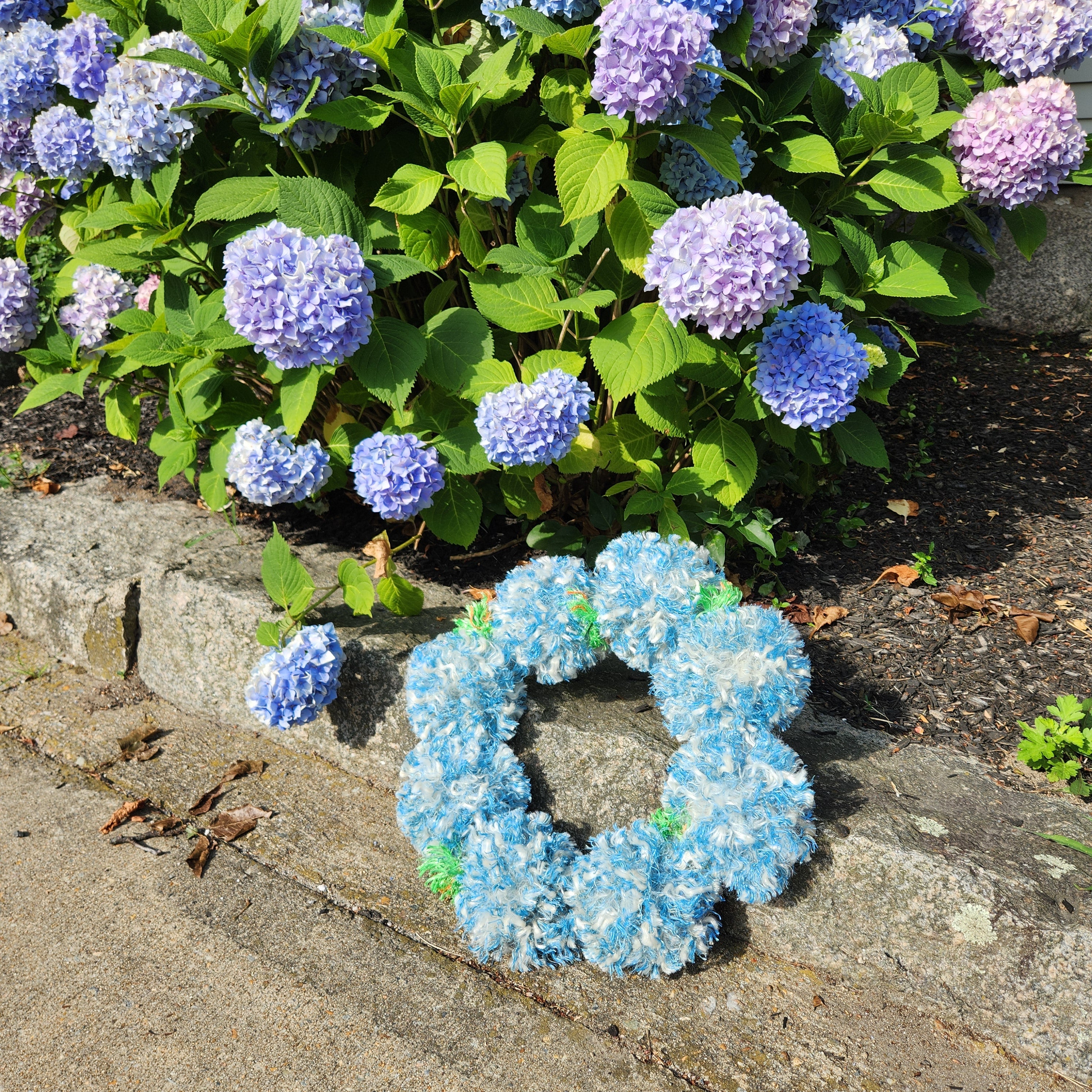 New England Hydrangea Wreath – Harborside Rope Works