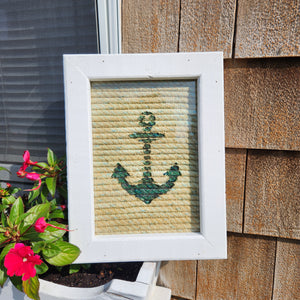 8x10in Aqua-Marine Branded Anchor