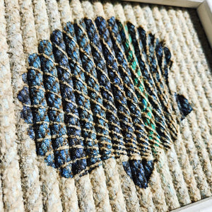 8x12in Laser Etched Scallop Shell