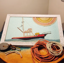 Load image into Gallery viewer, 24x36in ORCA Rope Painting
