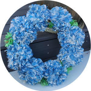 New England Hydrangea Wreath