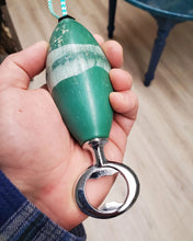 Load image into Gallery viewer, Sea Foam Green Harborside Bottle Opener with Lanyard
