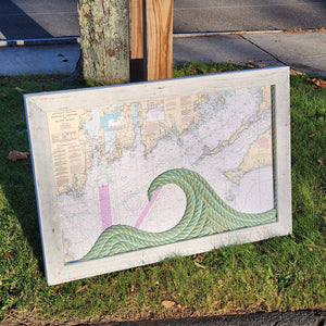 XL 24x36in Martha's Vineyard to Block Island