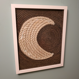 Recycled Lobster Rope Moon